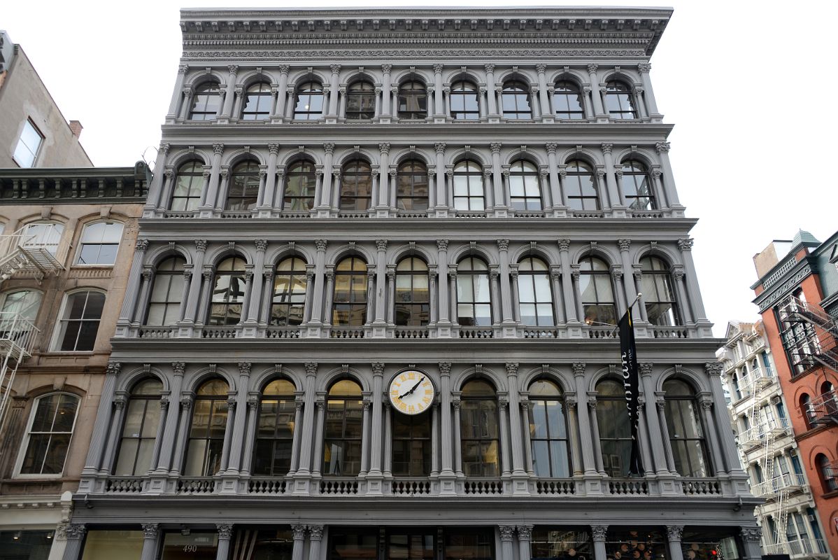 06-2 Cast-iron Facades Of The E V Haughwout Building At 488 Broadway In SoHo New York City